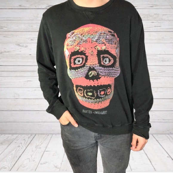 Insight Other - Insight Skull Knitta Lightweight Soft Sweatshirt M
